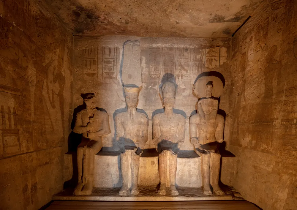 Tempio di Ramses II ad Abu Simbel nel sud dell'Egitto